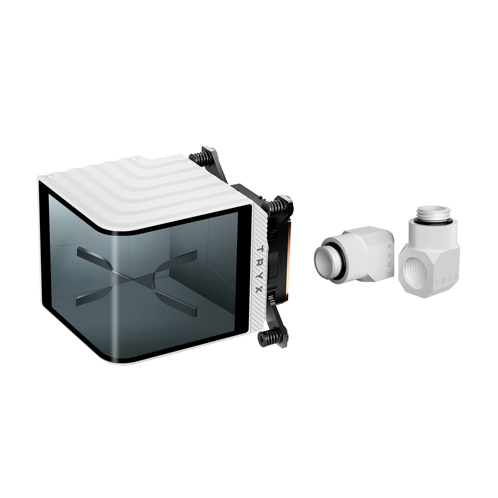 TRYX PANORAMA WB White CPU Water Block White