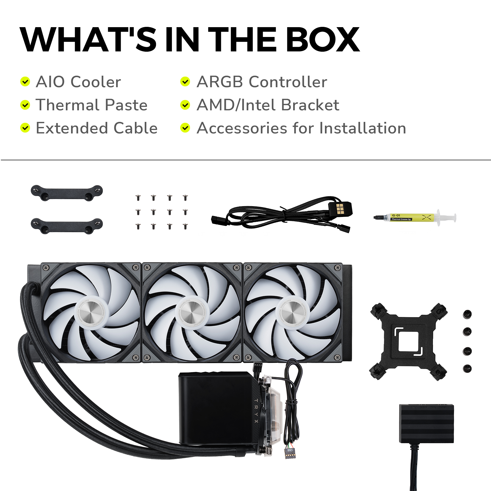 TRYX Panorama 360 ARGB Black