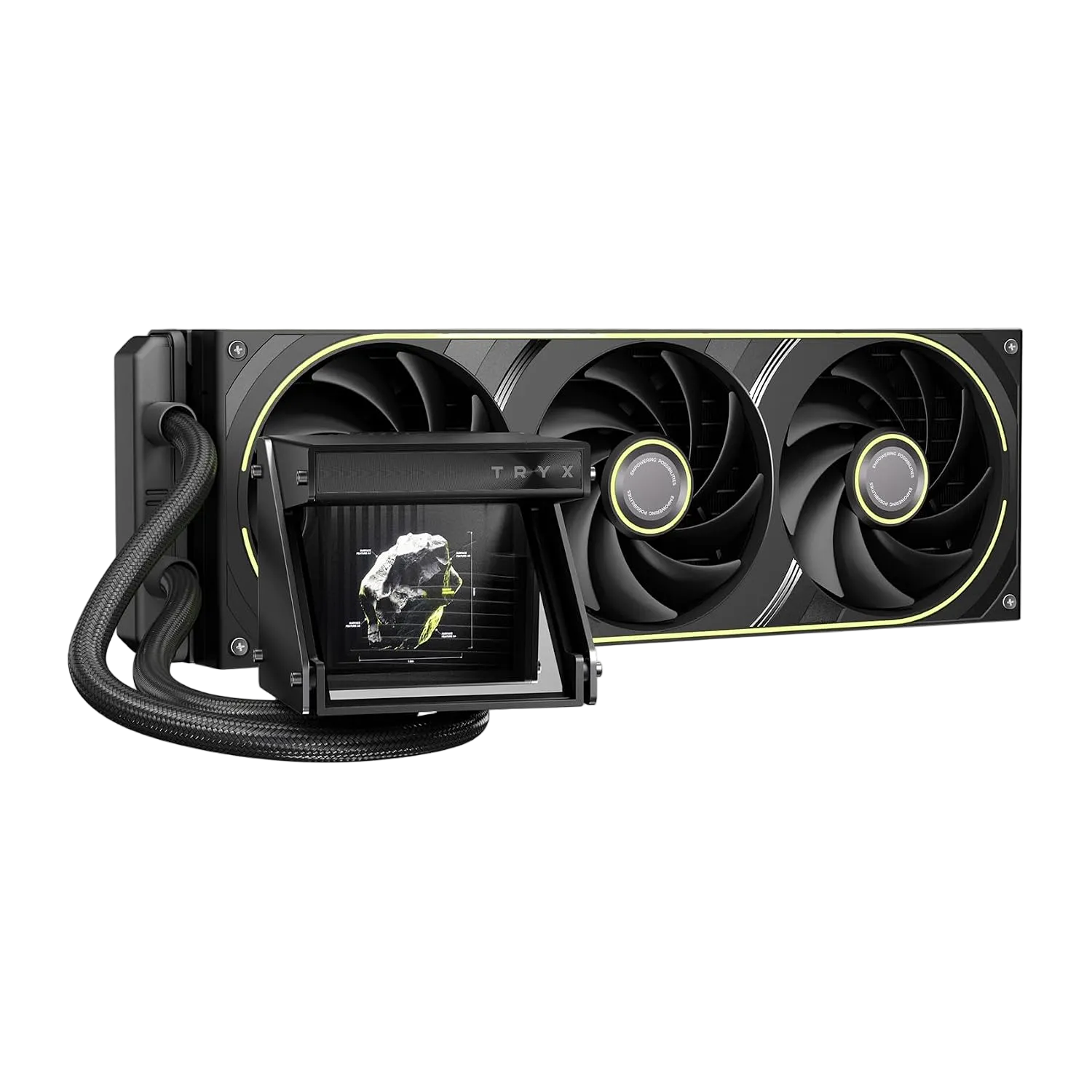 TRYX Holo 360mm AIO Holographic Visual Effect White