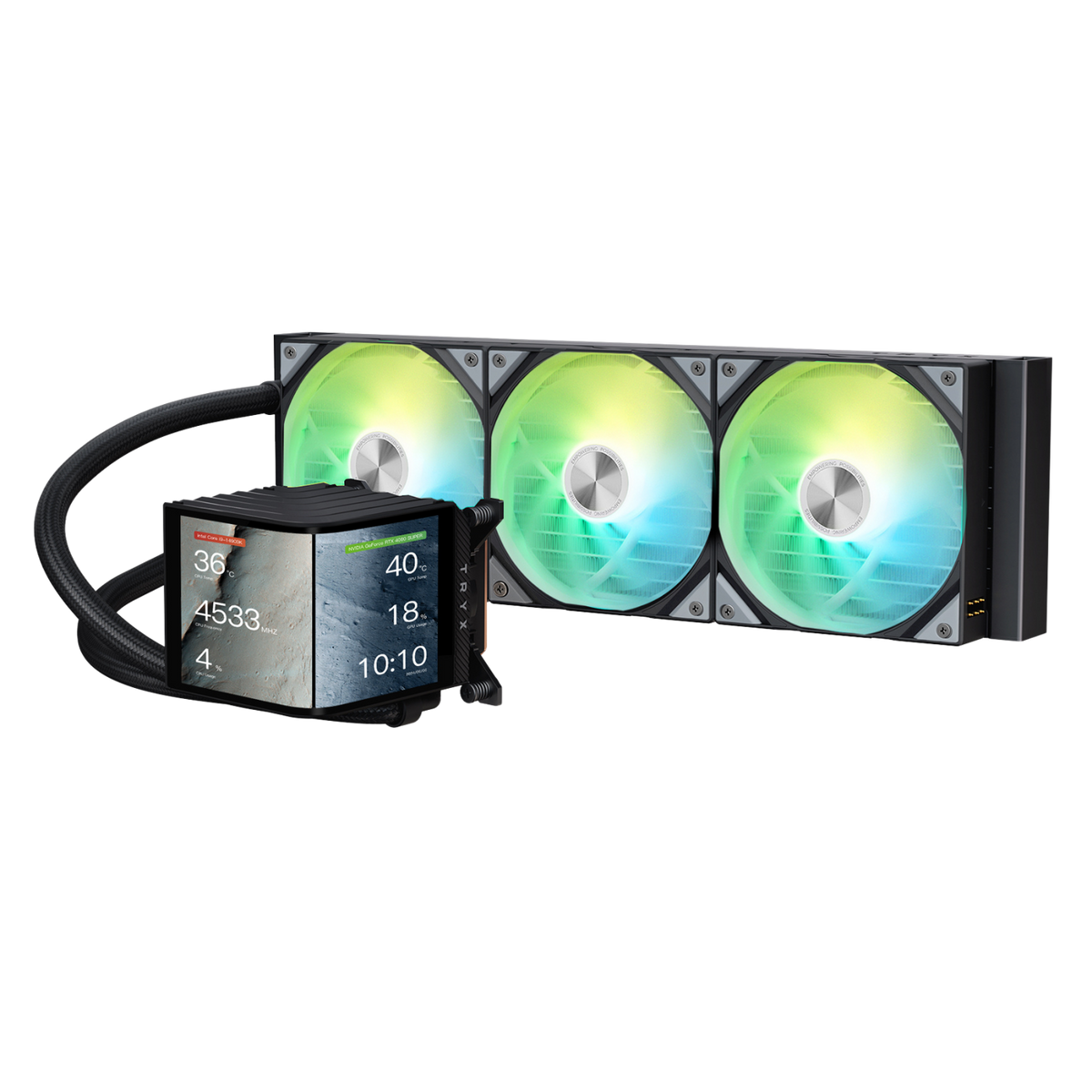 TRYX PANORAMA 360 ARGB Curved AMOLED AIO Cooler