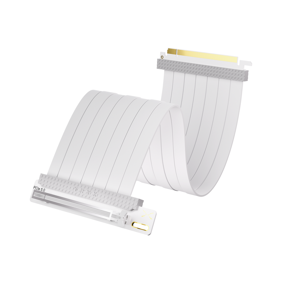 TRYX String PCIE 5.0 x 16 Riser Cable 200mm White
