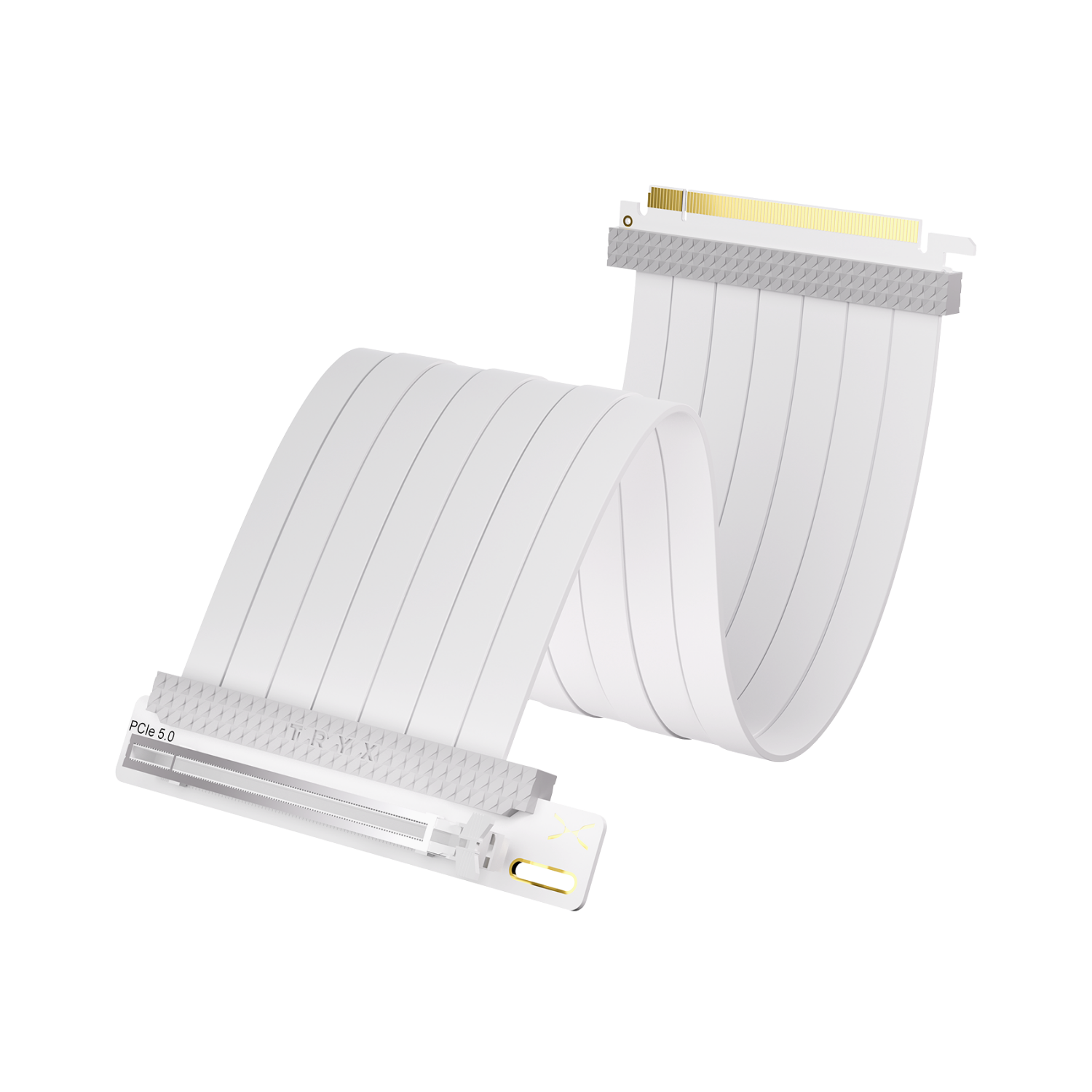 TRYX String PCIE 5.0 x 16 Riser Cable 200mm White