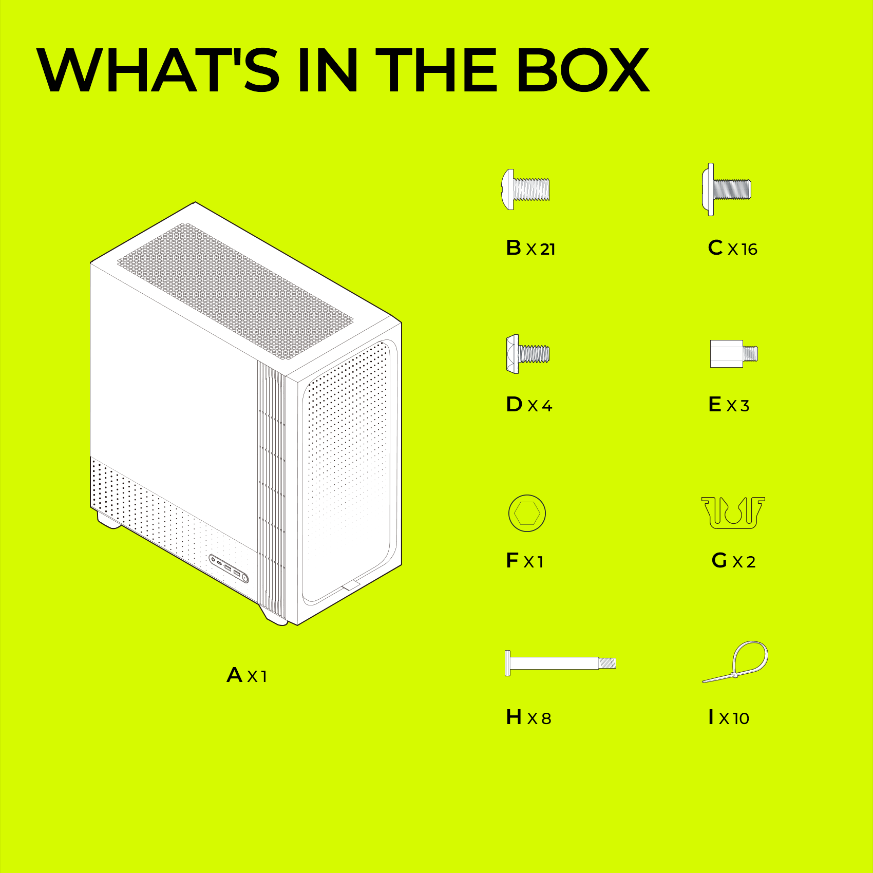 TRYX FLOVA Mid-Tower ATX PC Case White