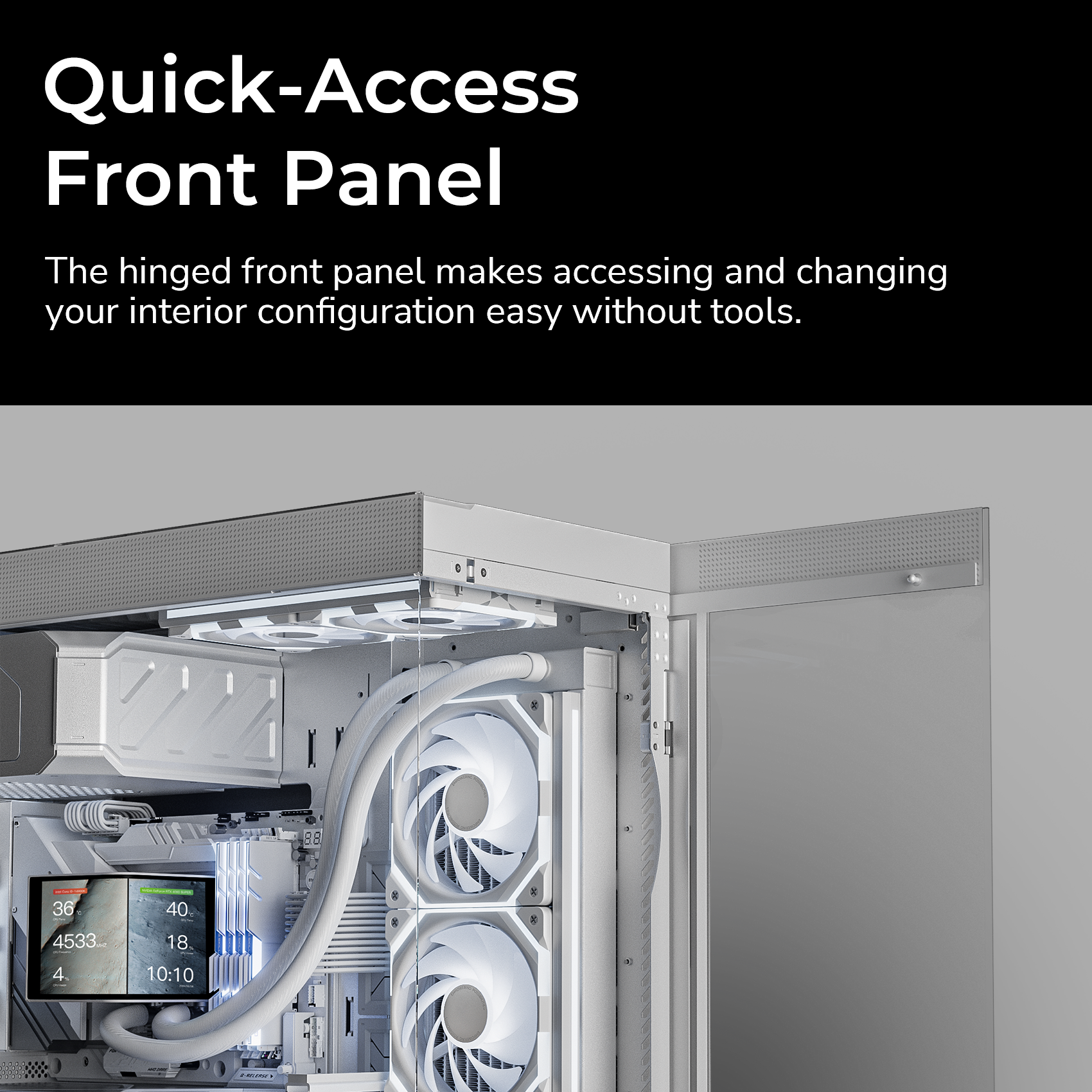 TRYX LUCA L70 ATX PC Case White