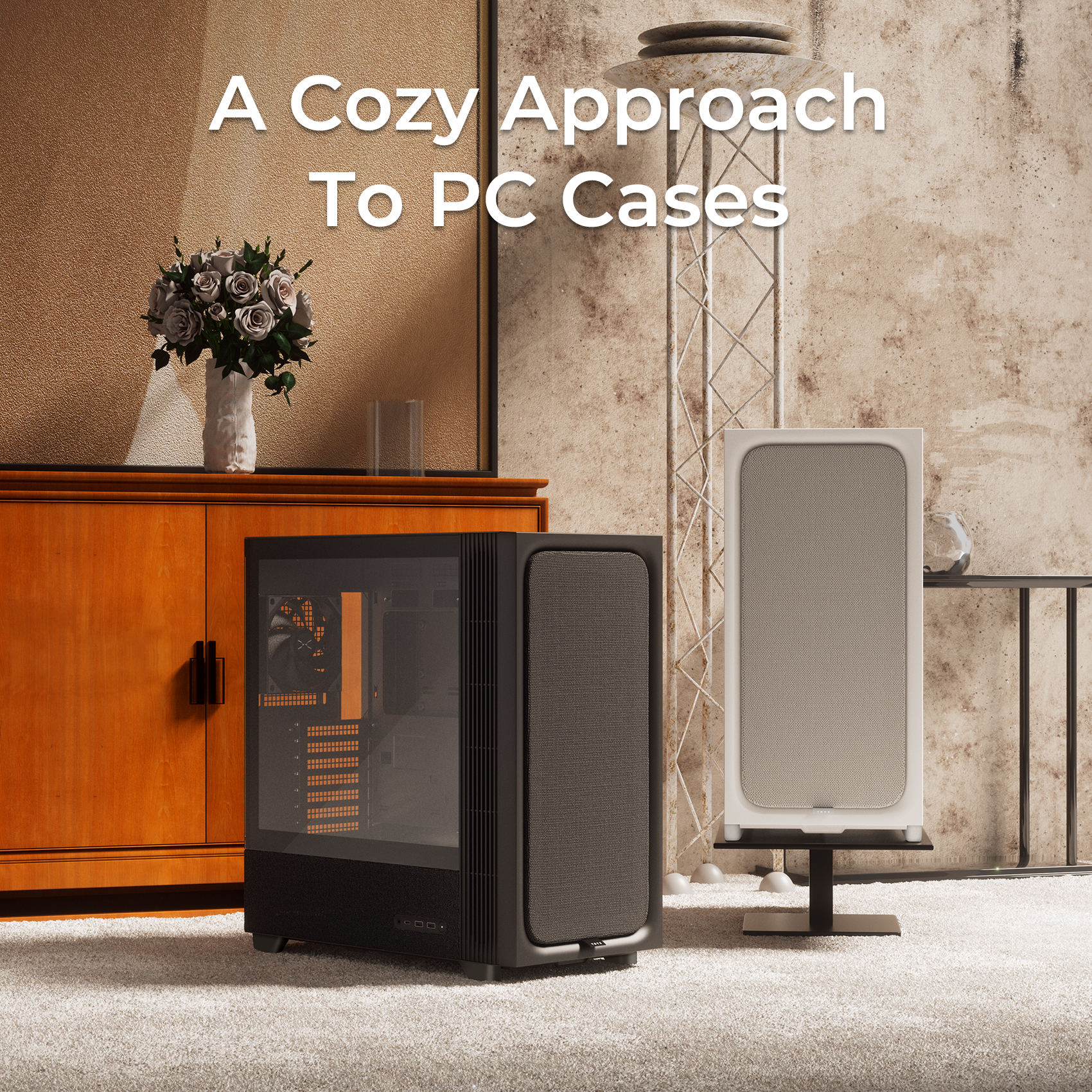 TRYX FLOVA Mid-Tower ATX PC Case White