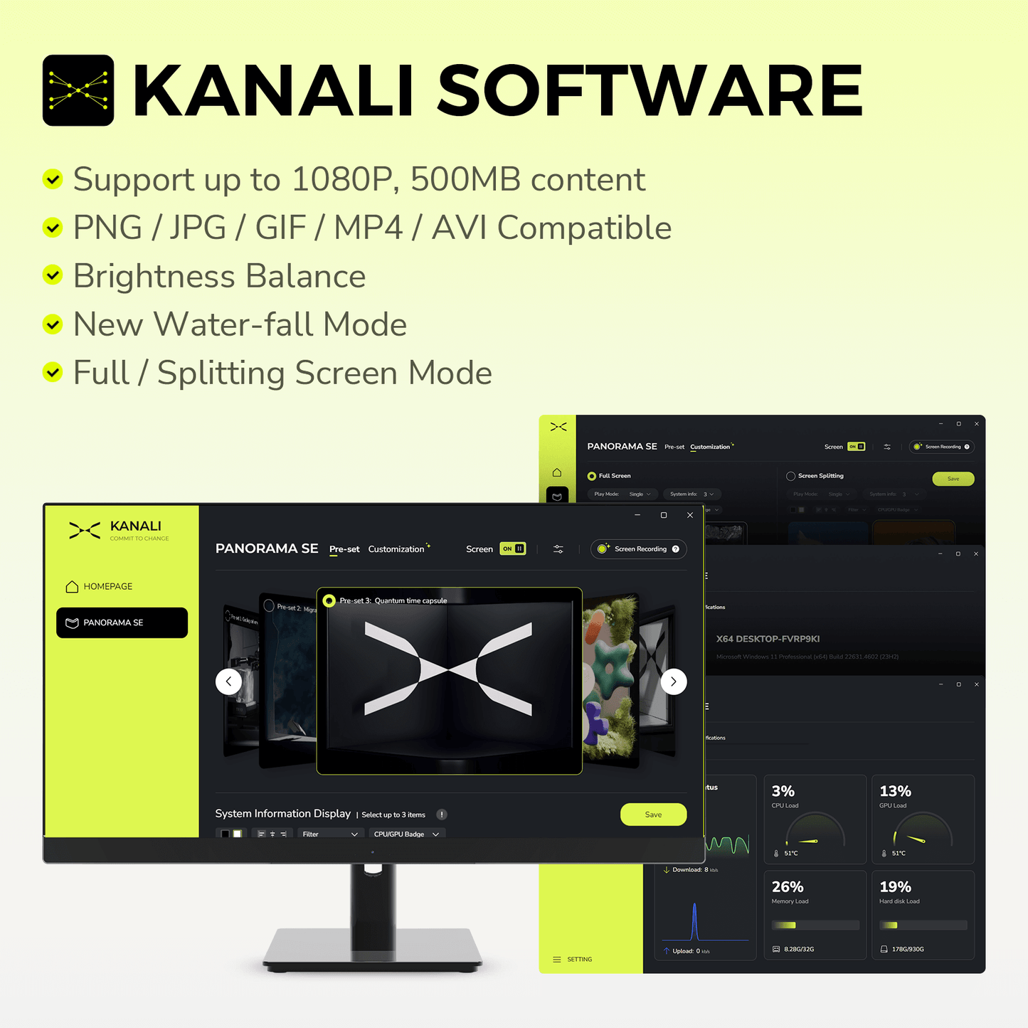 TRYX Panorama SE 360 ARGB Black