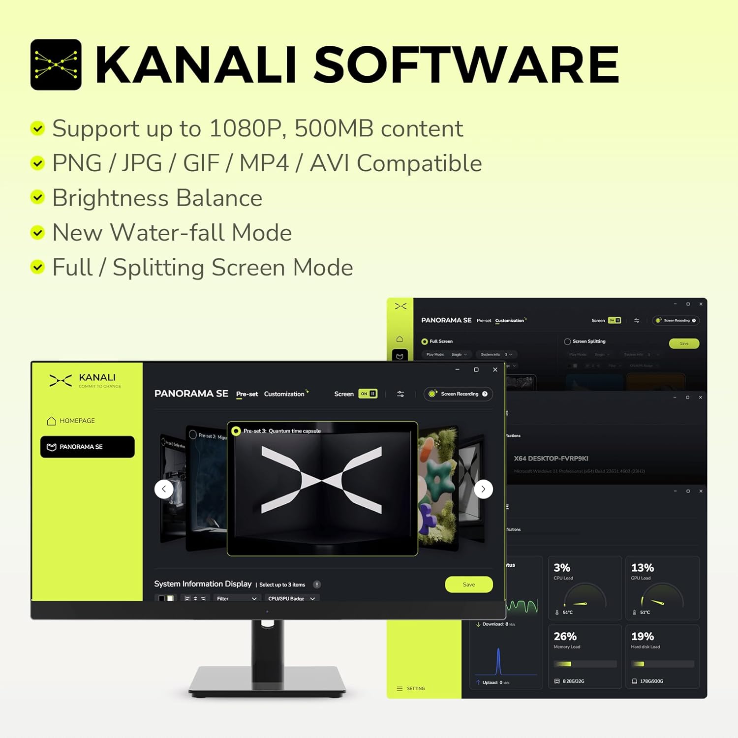 TRYX Panorama SE 240 ARGB Black