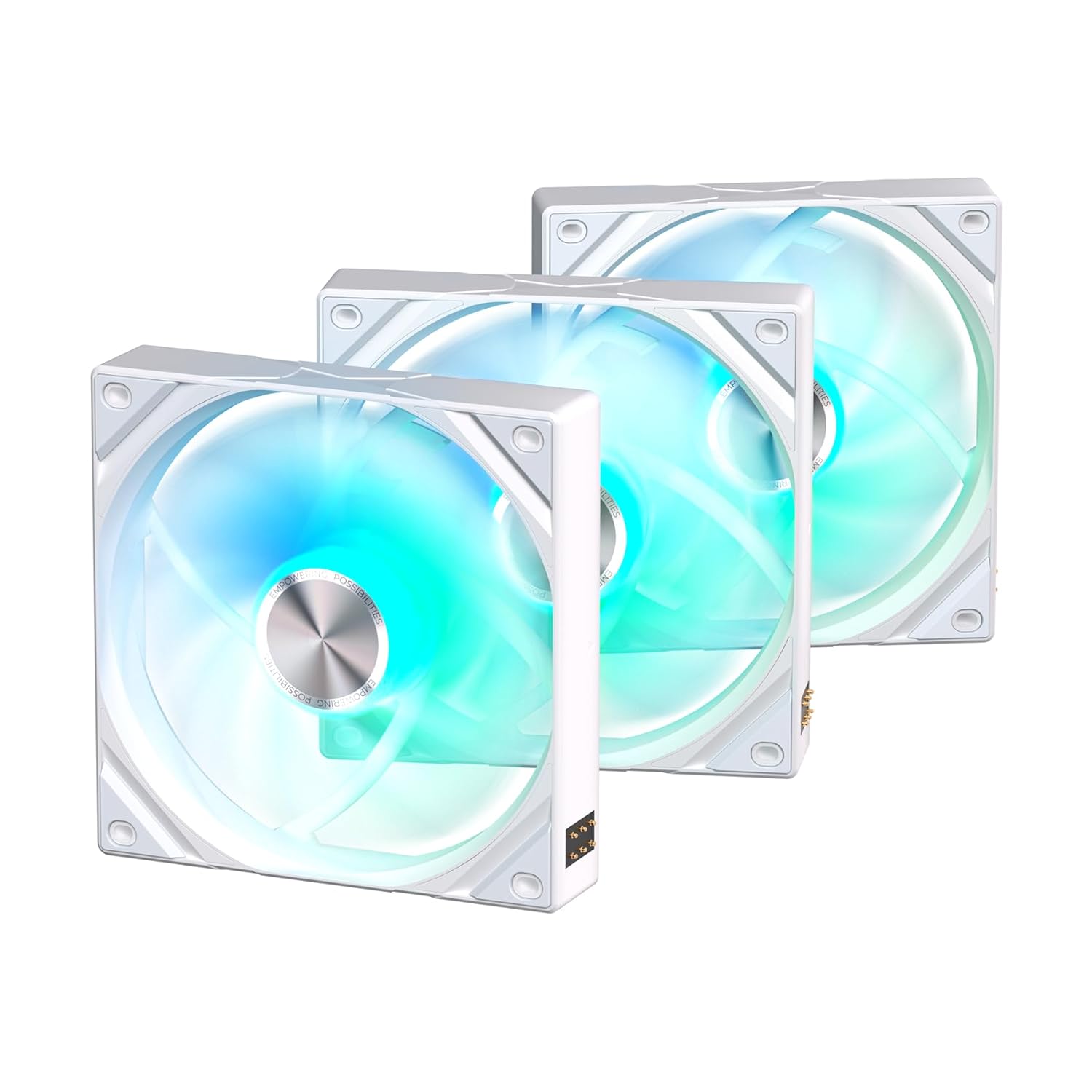 Tryx 120mm Case Fan ARGB PC Computer Quiet Fan 3in1 White