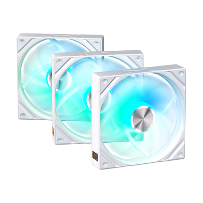 Tryx 120mm Case Fan Reverse Blade ARGB PC Computer Quiet Fan 3in1 White
