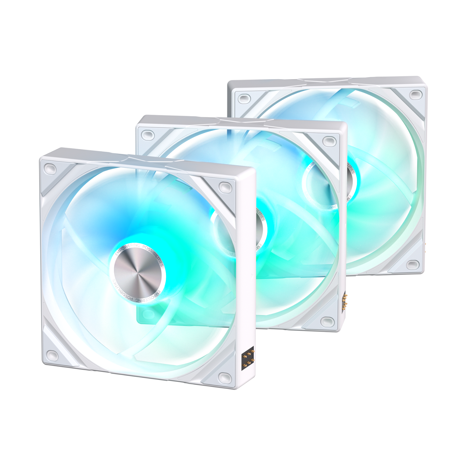 Tryx 120mm Case Fan ARGB PC Computer Quiet Fan 3in1 White