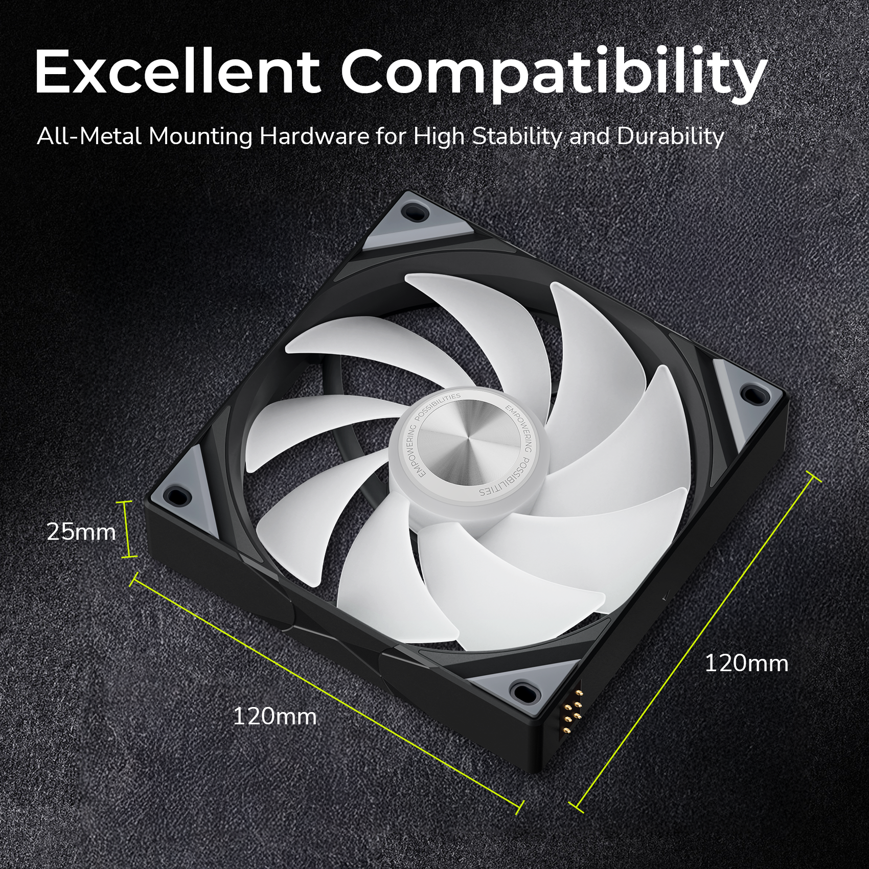 Tryx 120mm Case Fan 1pc Computer ARGB PC Fan