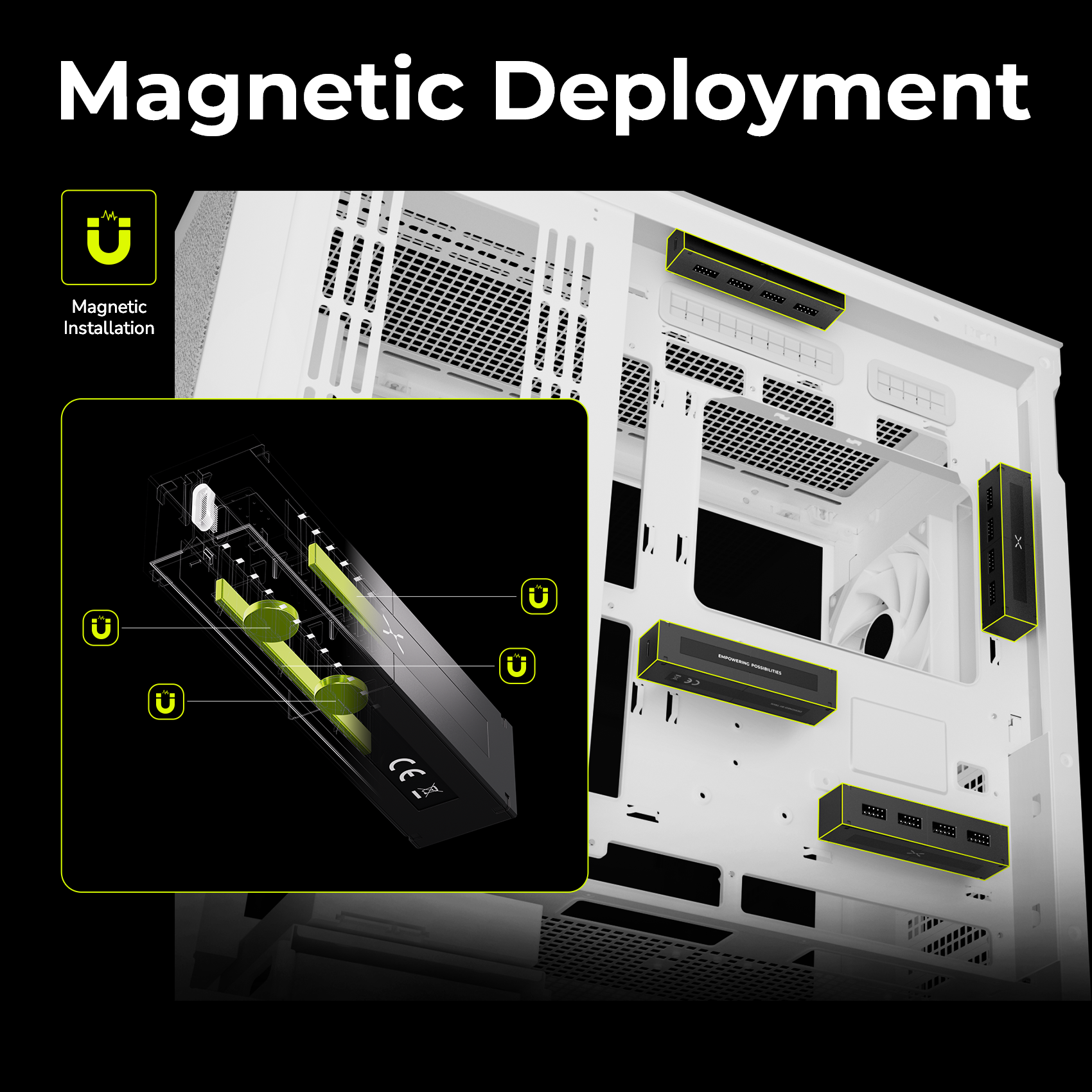 TRYX CONNEC USB 2.0 Hub 9-Pin 4-Port