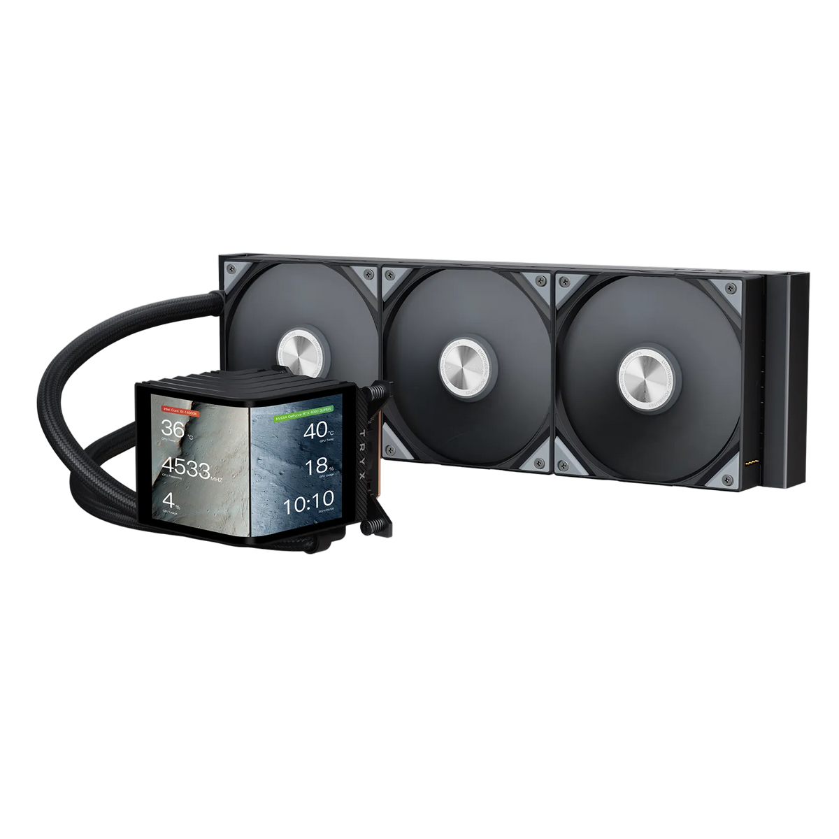 TRYX PANORAMA 360 ARGB Curved AMOLED AIO Cooler