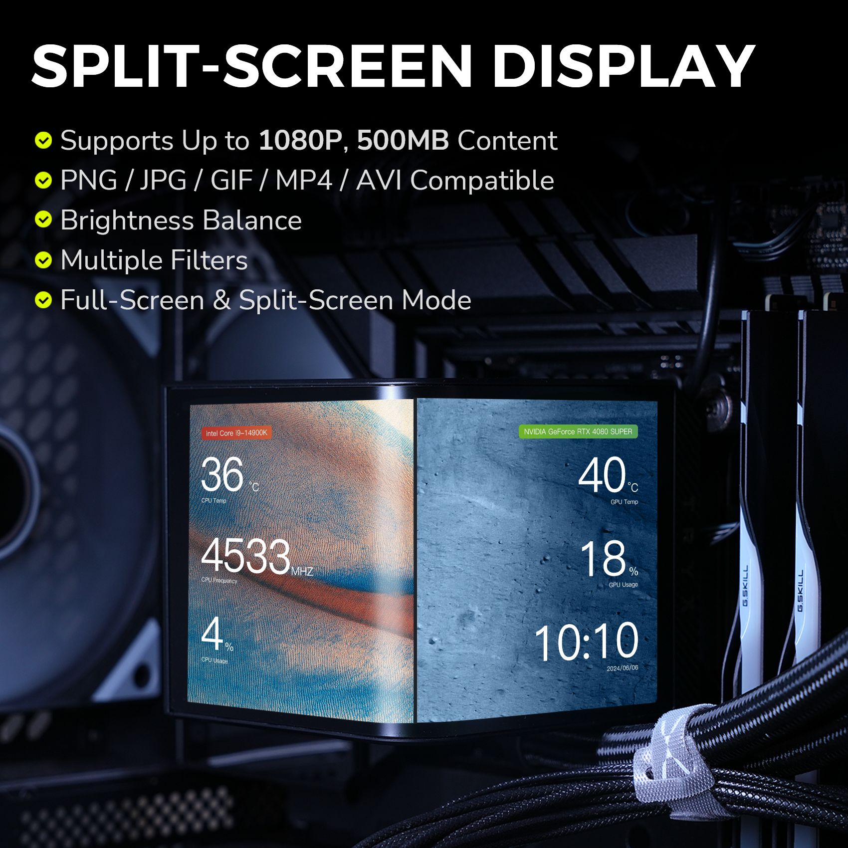 TRYX Panorama 360 ARGB Black