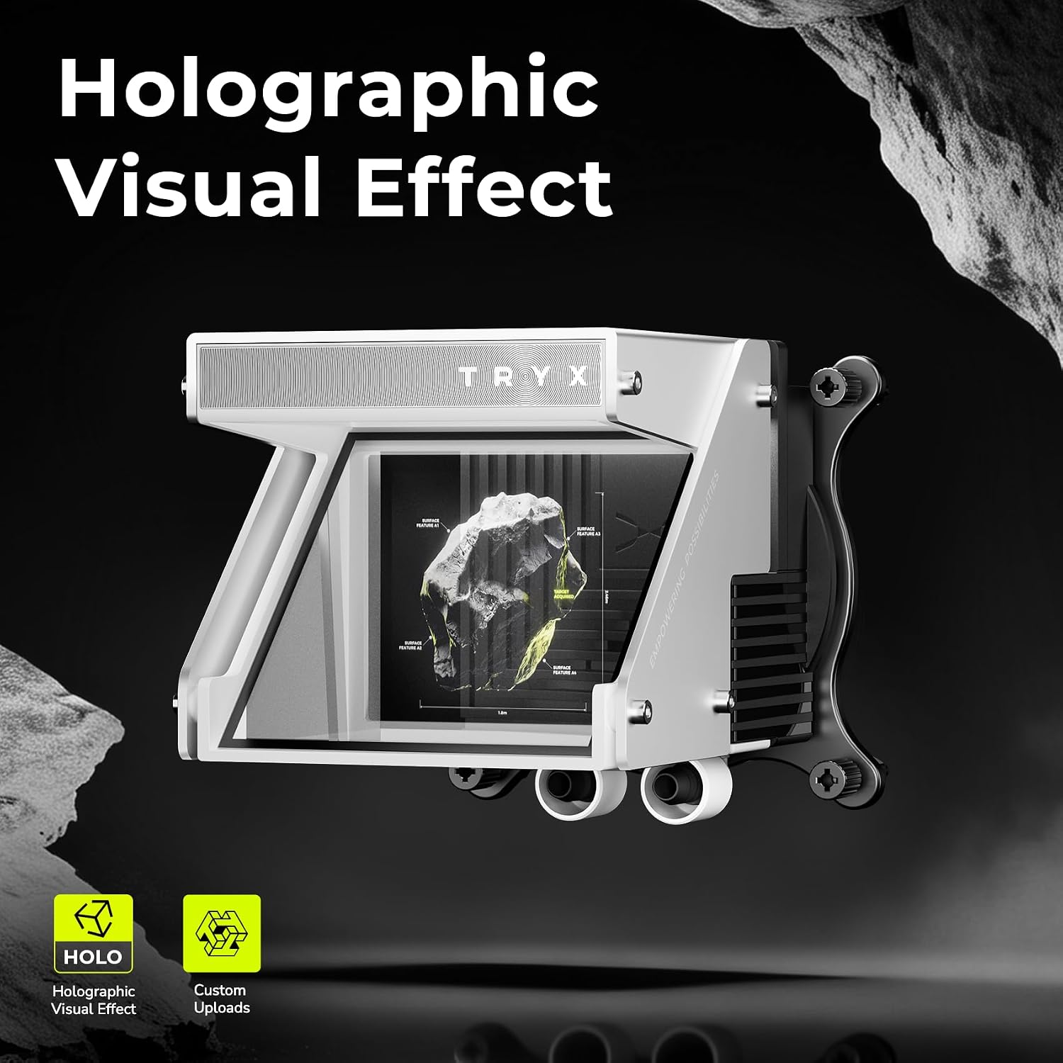 TRYX Holo 360mm AIO Holographic Visual Effect White
