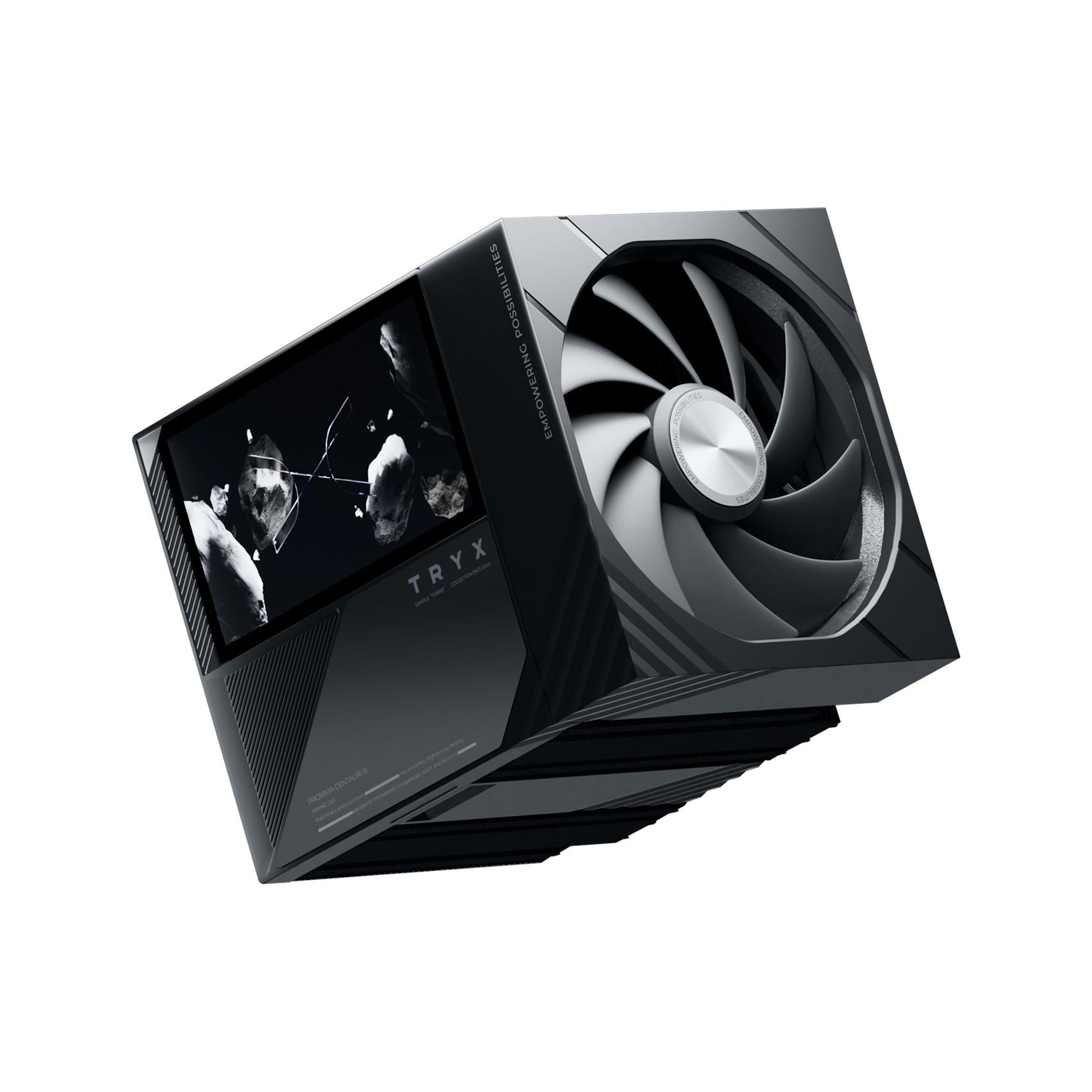 TRYX TURRIS 620 CPU Air Cooler 5.0" IPS Customizable Screen